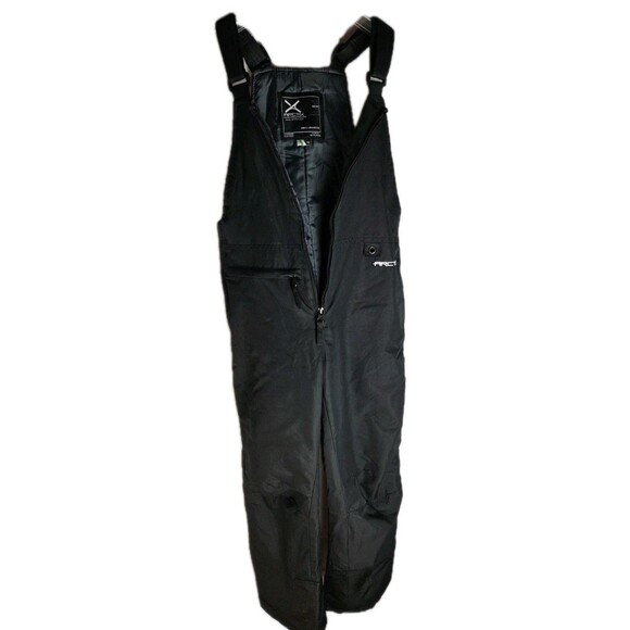 ARCTIX 5K Black INSULATED Ski SNOW BIB Overalls PANTS Snowsuit KIDS Size MEDIUM - Picture 2 of 6